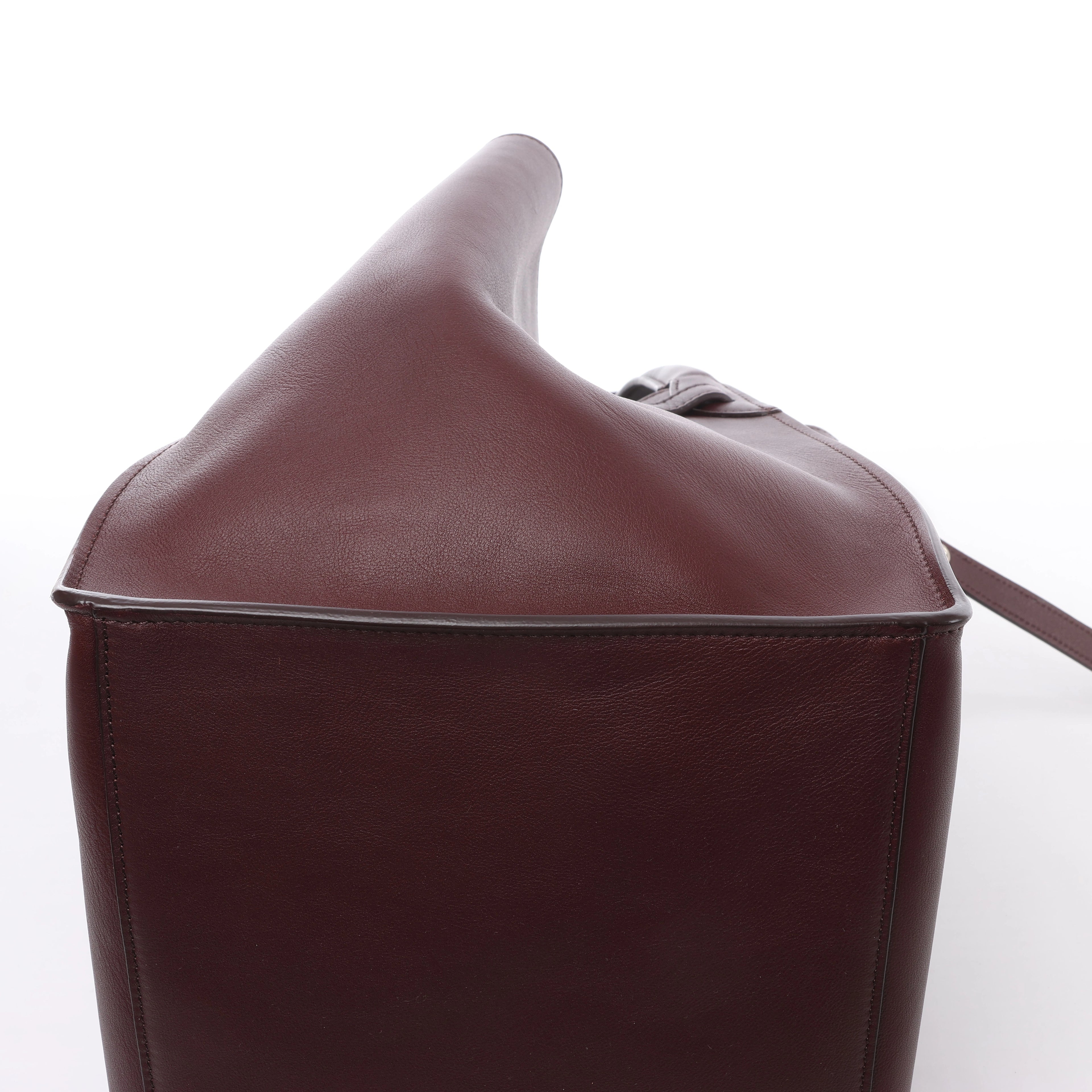 Bolso de mano CELINE Big Bag Small 2 en 1 de piel en color burdeos