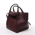 Bolso de mano CELINE Big Bag Small 2 en 1 de piel en color burdeos
