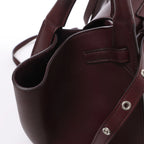 Bolso de mano CELINE Big Bag Small 2 en 1 de piel en color burdeos