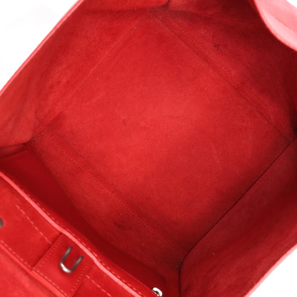 CELINE Big Bag kleine Lederhandtasche, 2-in-1, rot