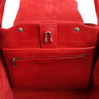 CELINE Big Bag Small Leather 2way Handbag in Red