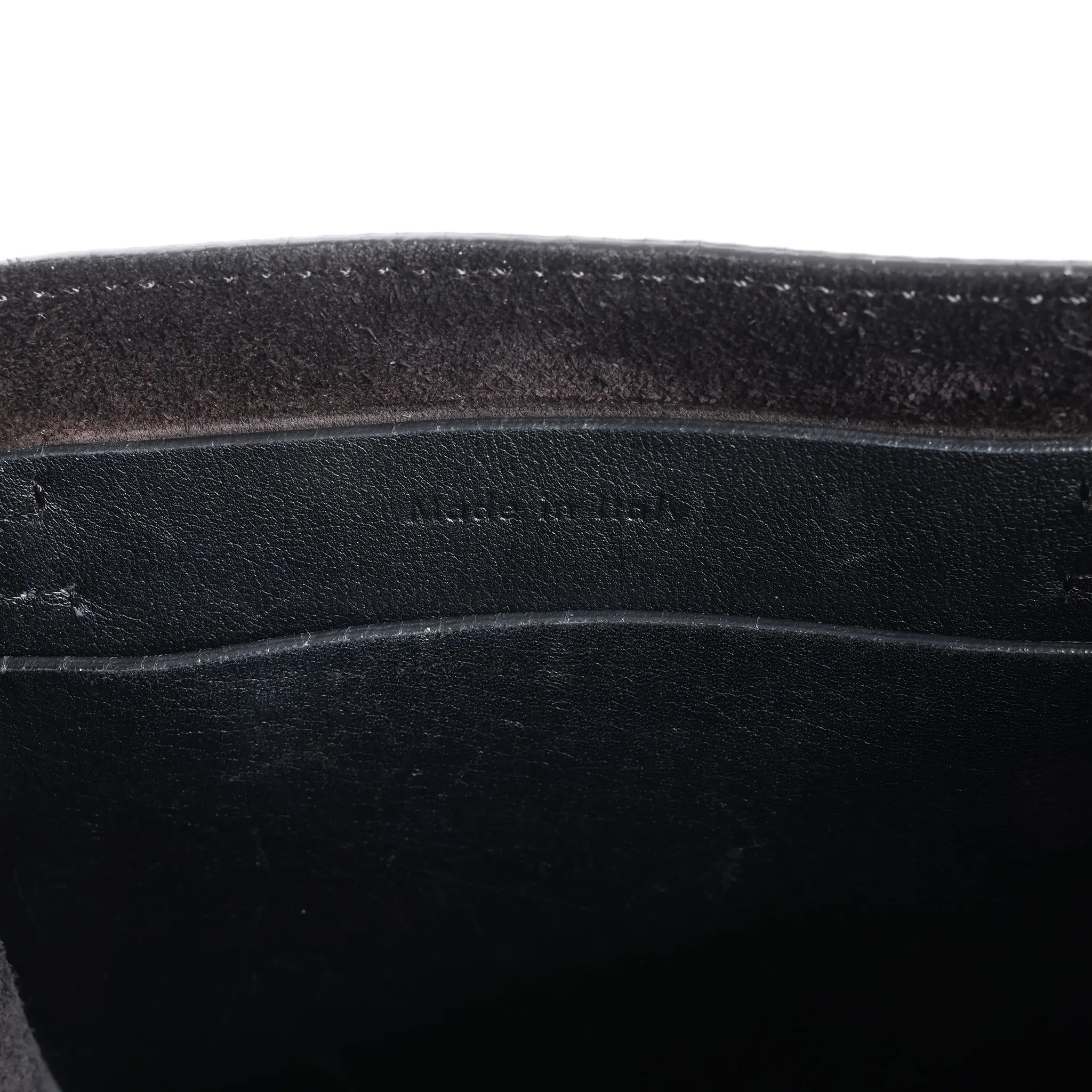 CELINE Big Bag Bucket Leather Shoulder Bag in Black