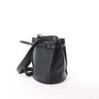 CELINE Big Bag Bucket Leather Shoulder Bag in Black