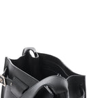 CELINE Big Bag Bucket Leather Shoulder Bag in Black