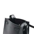 CELINE Big Bag Bucket Leather Shoulder Bag in Black