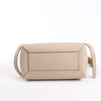 CELINE Belt Bag Grained Leather Micro 2Way Handbag in Beige