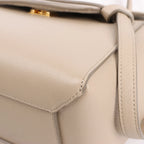 CELINE Belt Bag Grained Leather Micro 2Way Handbag in Beige