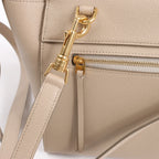 CELINE Belt Bag Grained Leather Micro 2Way Handbag in Beige