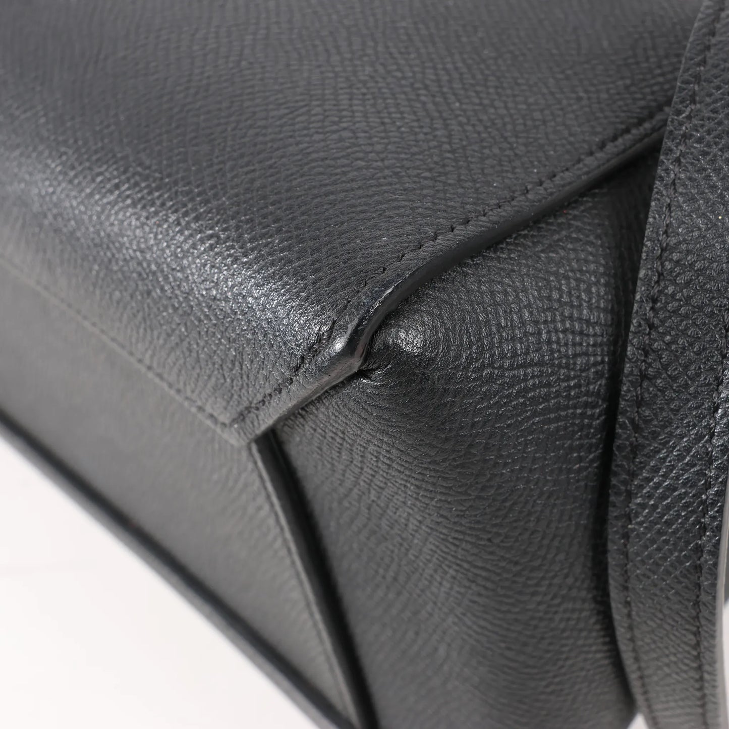 Celine Belt Bag Micro Leather 2Way Handbag in Black