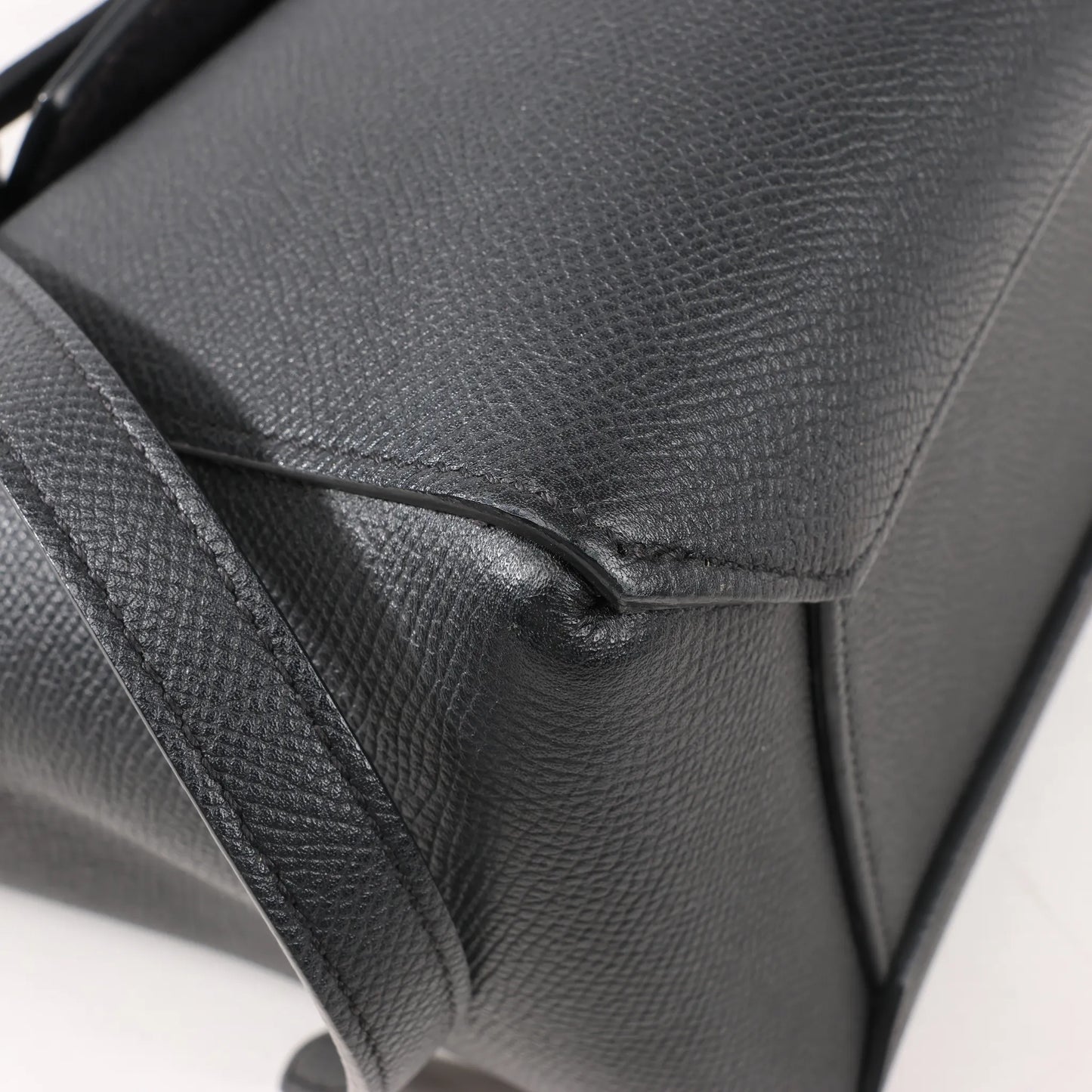 Celine Belt Bag Micro Leather 2Way Handbag in Black