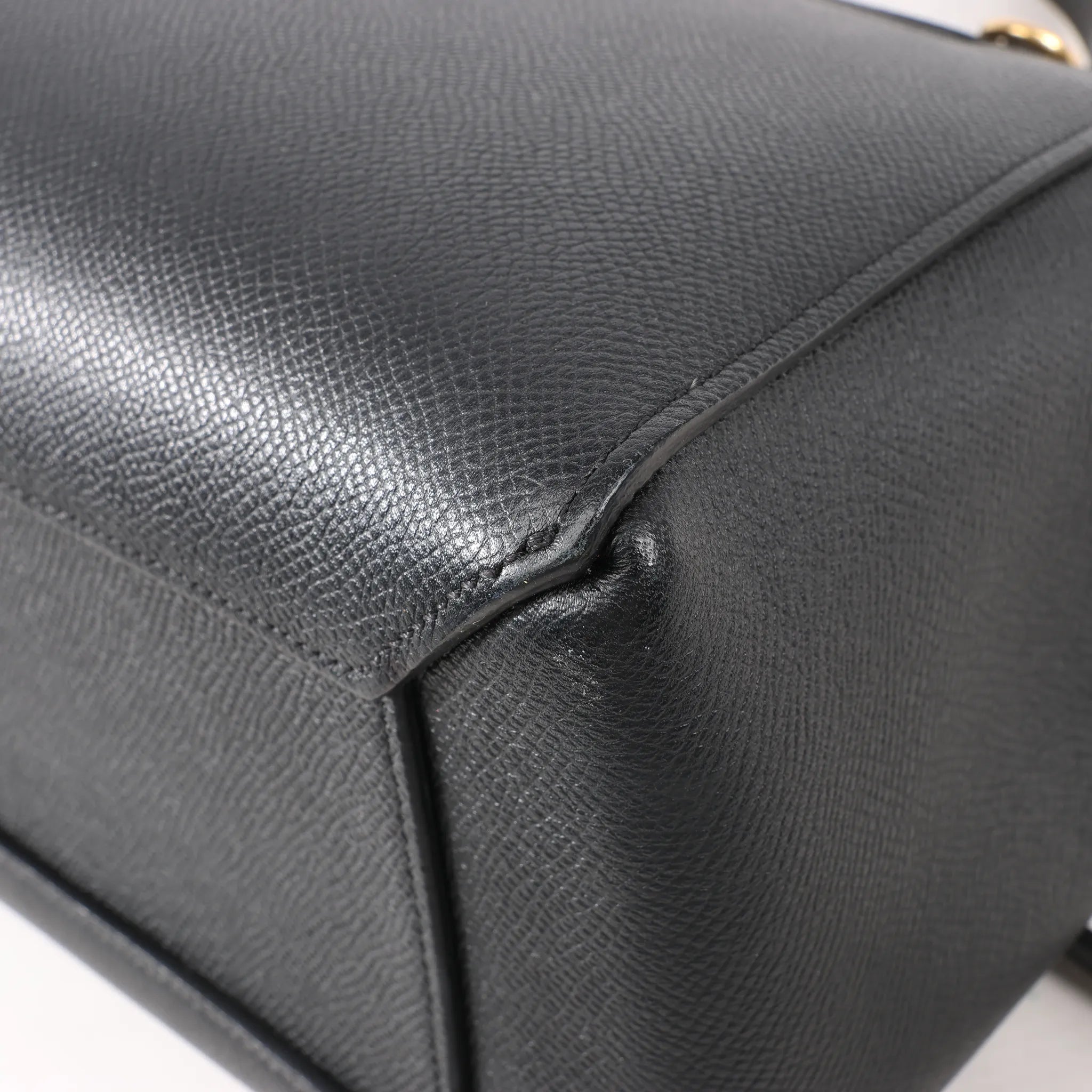Celine Belt Bag Micro Leather 2Way Handbag in Black