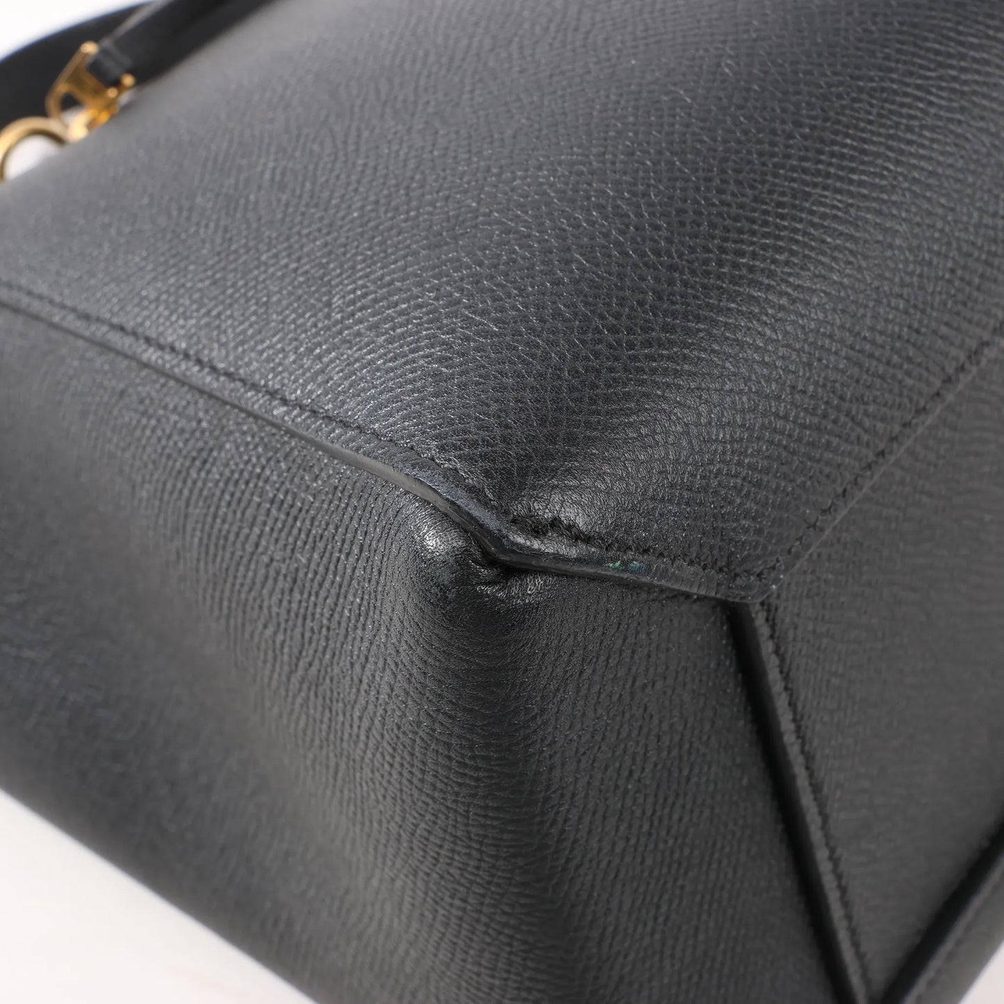 Celine Belt Bag Micro Leather 2Way Handbag in Black