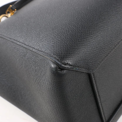 Celine Belt Bag Micro Leather 2Way Handbag in Black