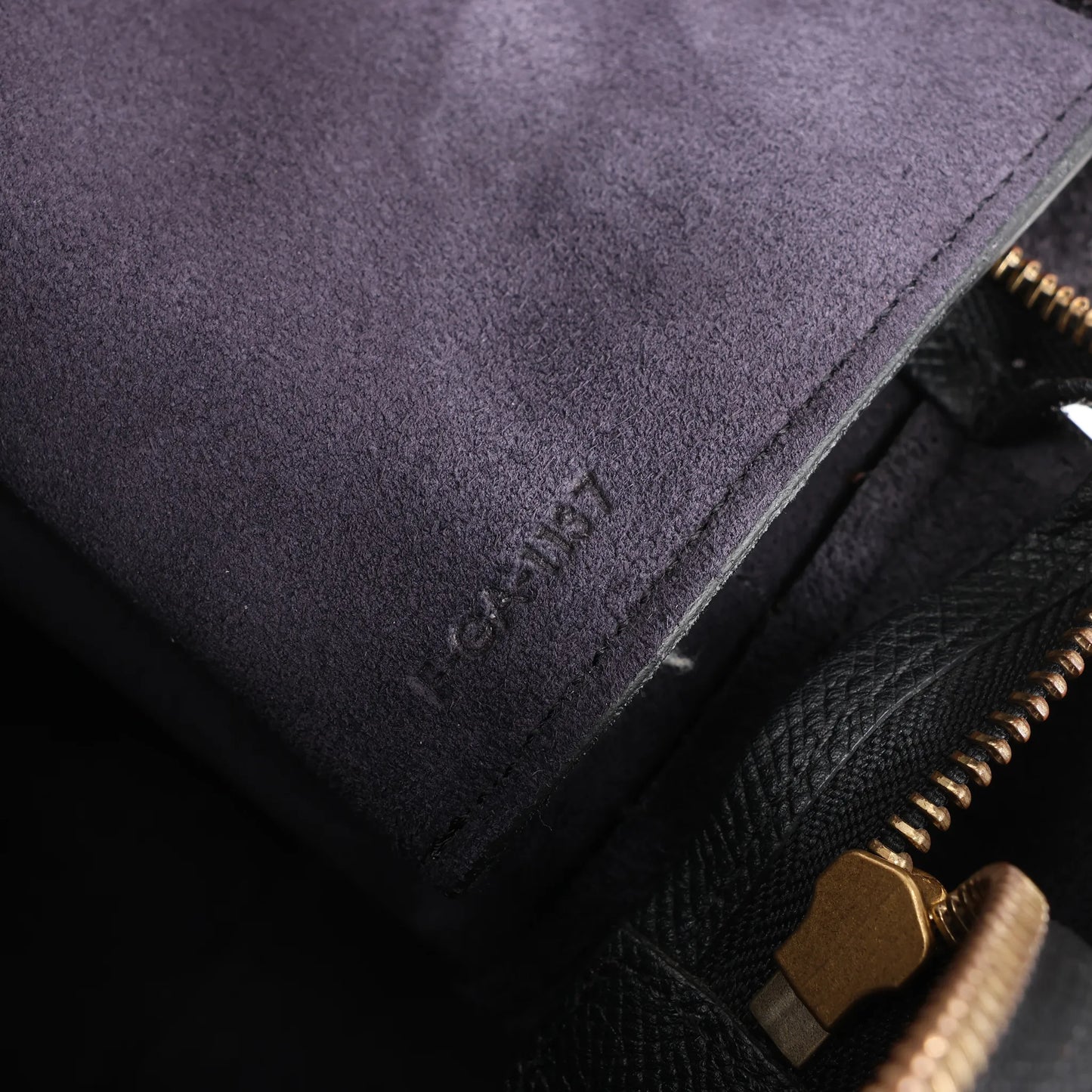 Celine Belt Bag Micro Leather 2Way Handbag in Black