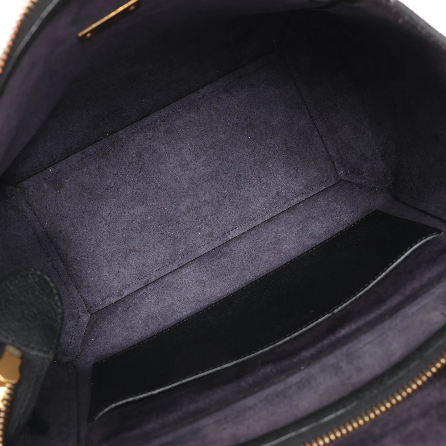 Celine Belt Bag Micro Leather 2Way Handbag in Black