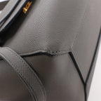 CELINE Belt Bag Grained Leather Micro 2Way Handbag in Gray