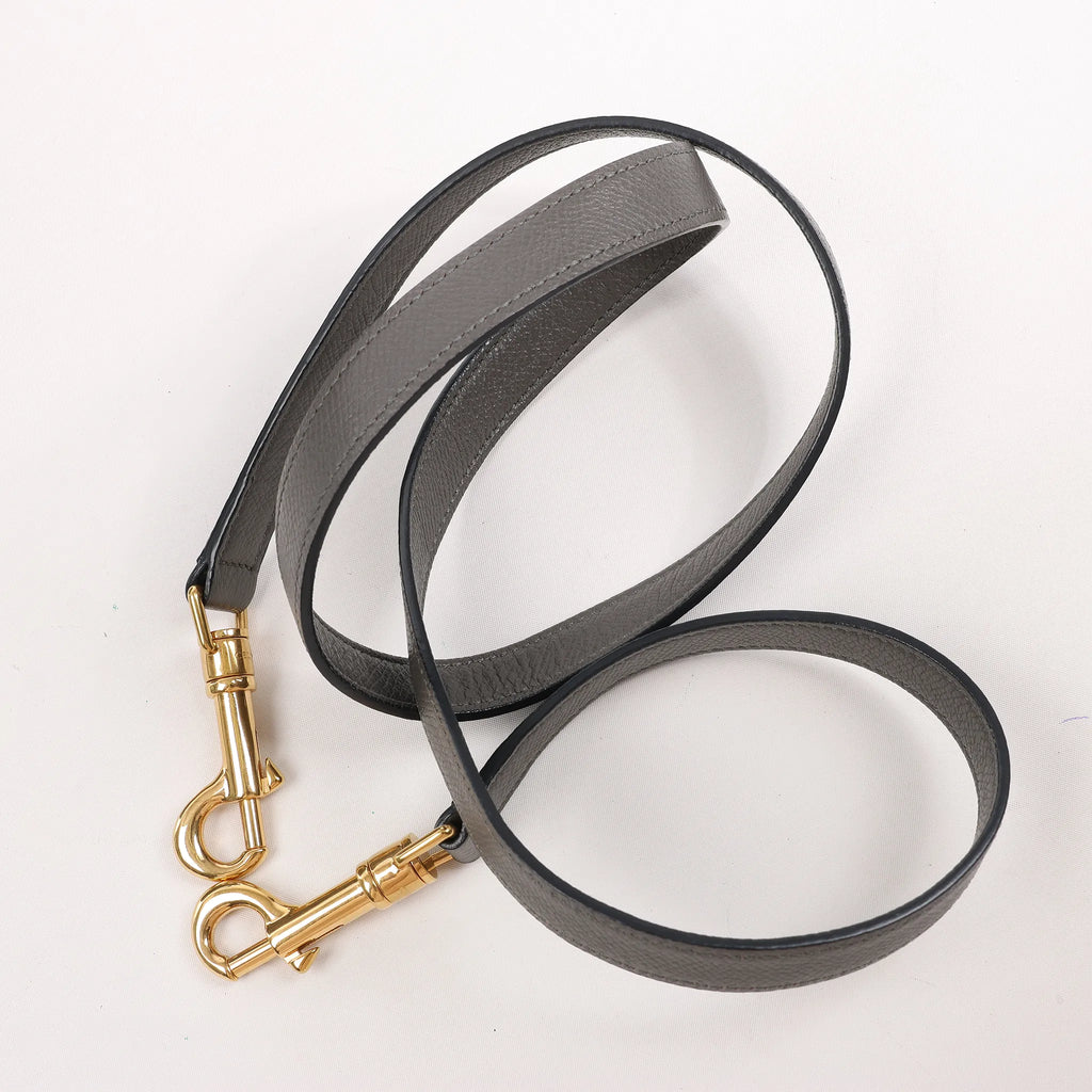 CELINE Belt Bag Grained Leather Micro 2Way Handbag in Gray