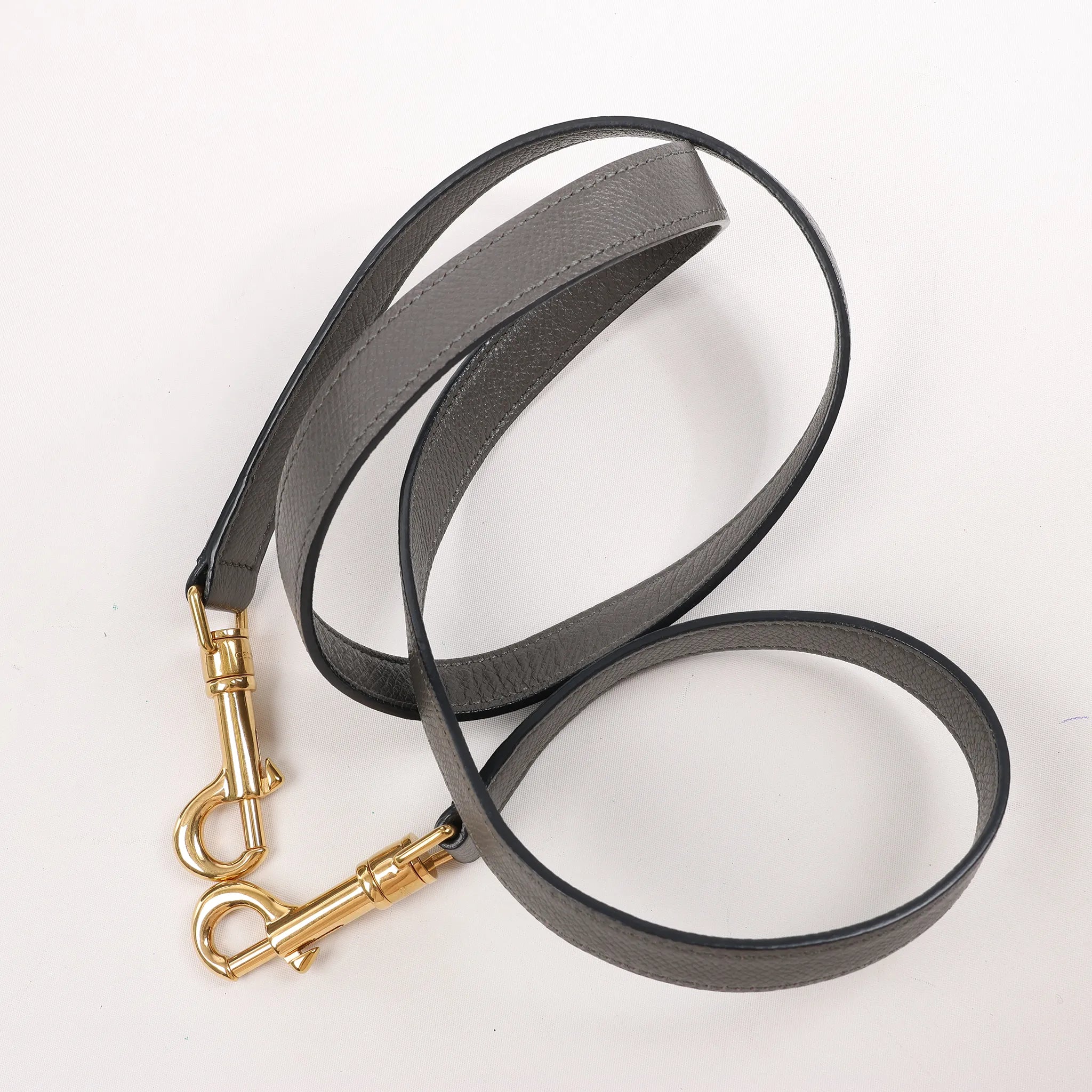 CELINE Belt Bag Grained Leather Micro 2Way Handbag in Gray