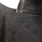 CELINE Belt Bag Grained Leather Micro 2Way Handbag in Gray