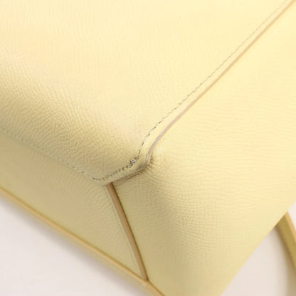 CELINE Belt Bag Grained Leather Micro 2Way Handbag in Yellow