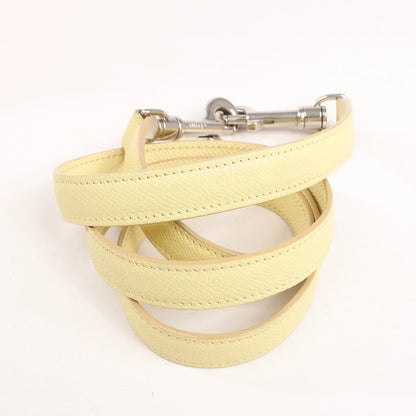 CELINE Belt Bag Grained Leather Micro 2Way Handbag in Yellow