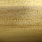 CELINE Belt Bag Grained Leather Micro 2Way Handbag in Yellow