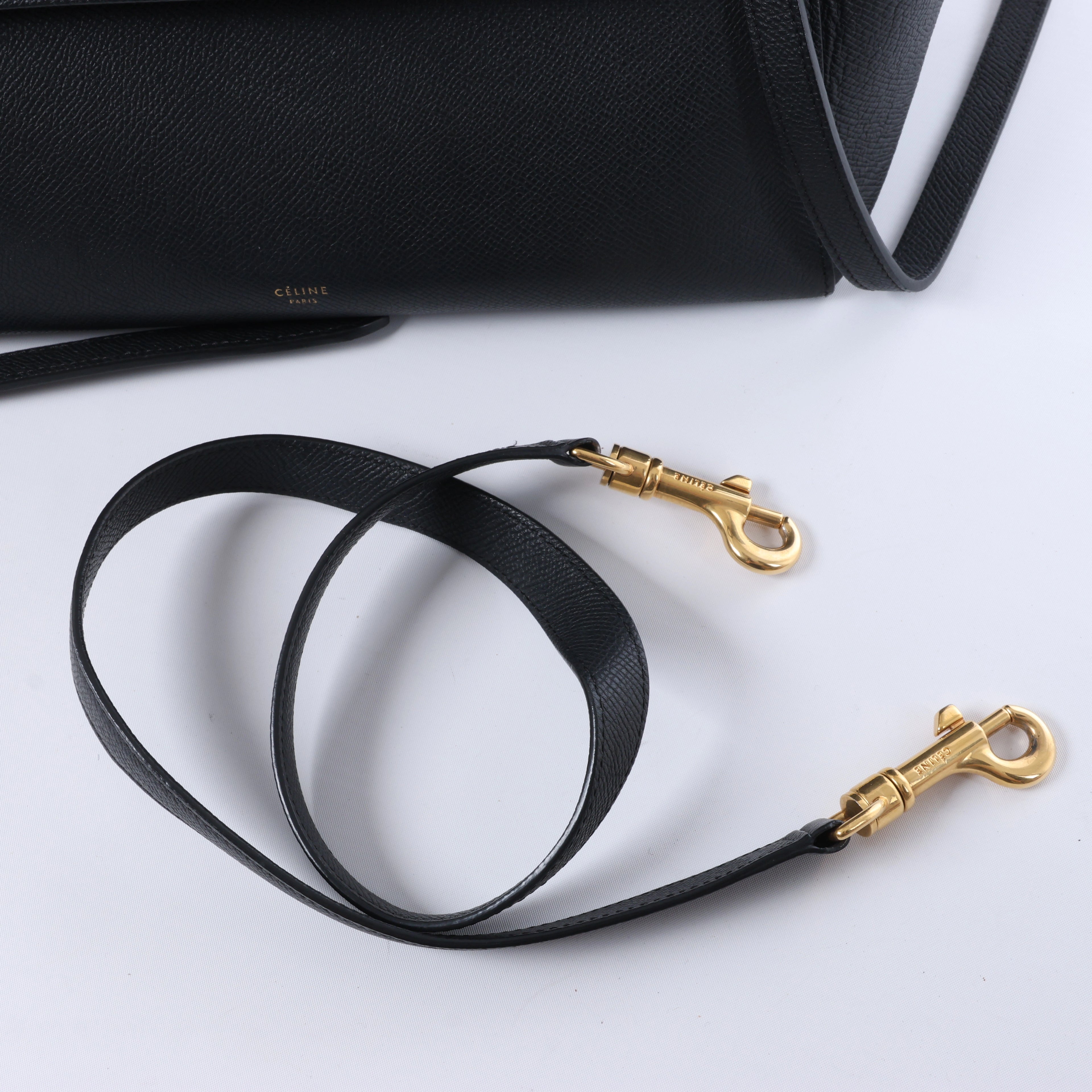 Bolso Celine Belt Bag Mini de Piel 2 en 1 Verde