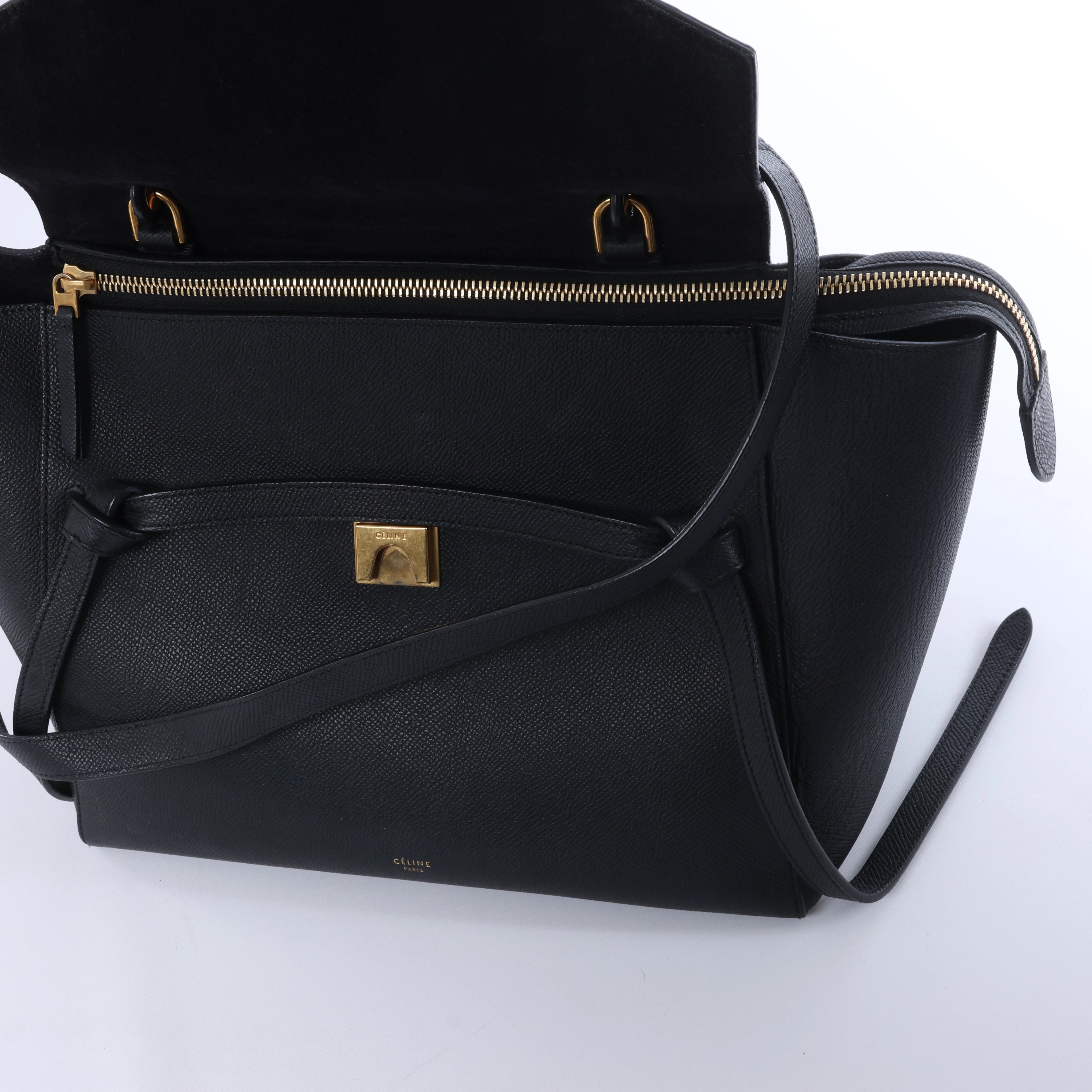 Bolso Celine Belt Bag Mini de Piel 2 en 1 Verde