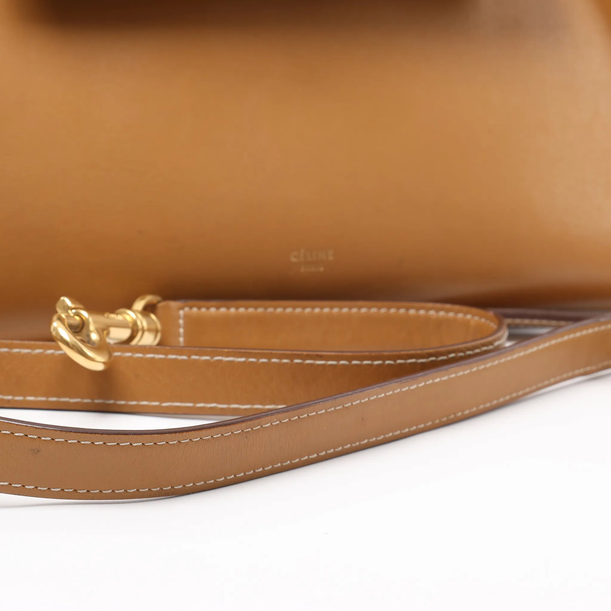 Celine Belt Bag Mini Leather 2way Handbag in Brown