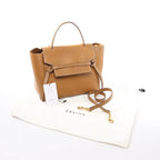 Celine Belt Bag Mini Leather 2way Handbag in Brown