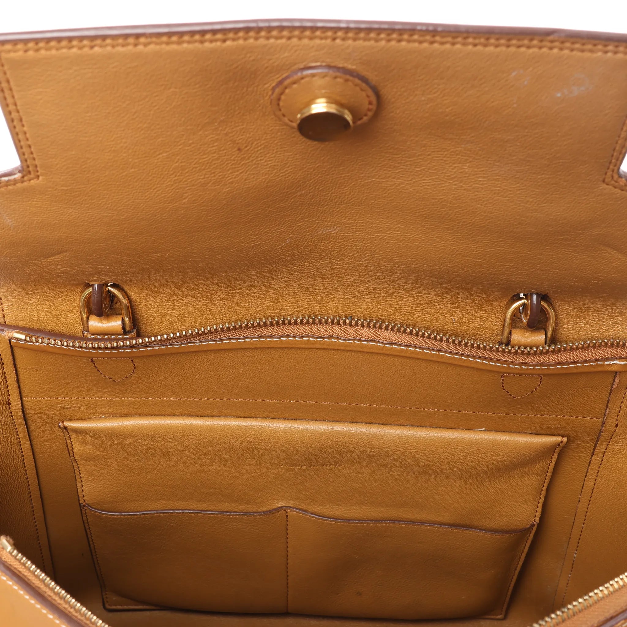 Celine Belt Bag Mini Leather 2way Handbag in Brown