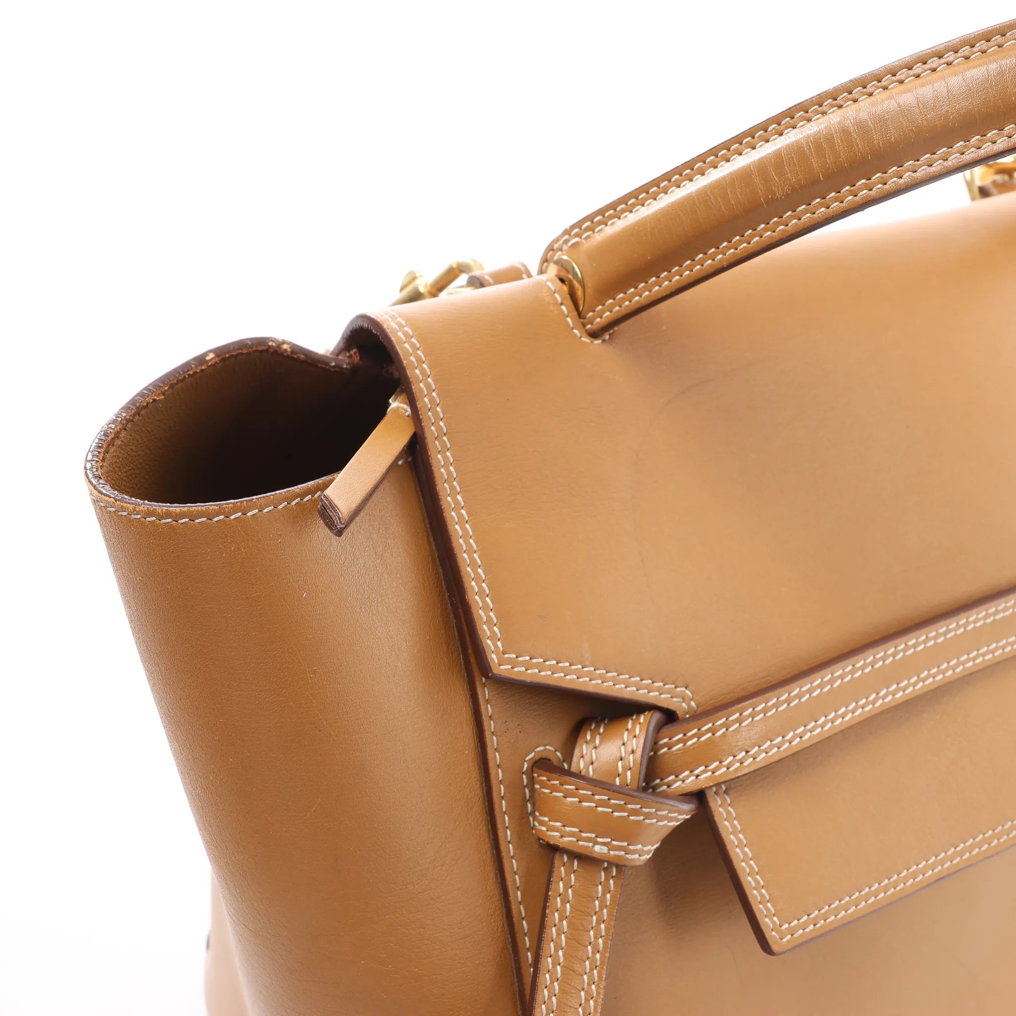Celine Belt Bag Mini Leather 2way Handbag in Brown