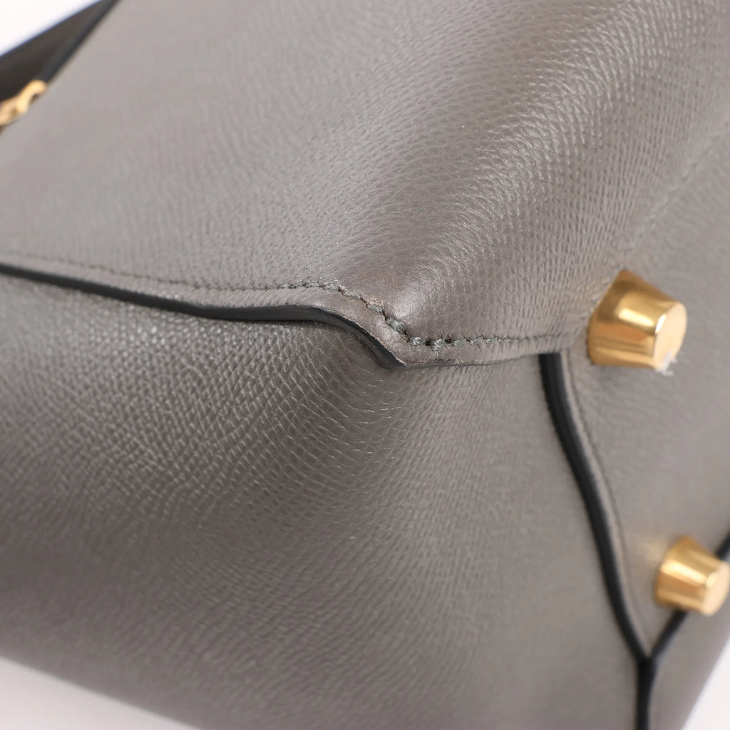 Celine Belt Bag Mini Leather 2way Handbag in Gray
