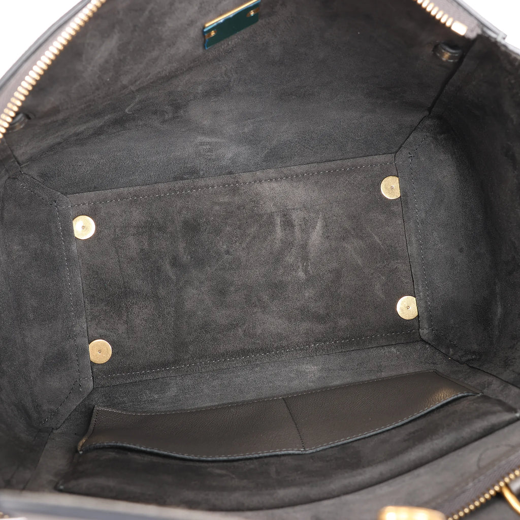 Celine Belt Bag Mini Leather 2way Handbag in Gray