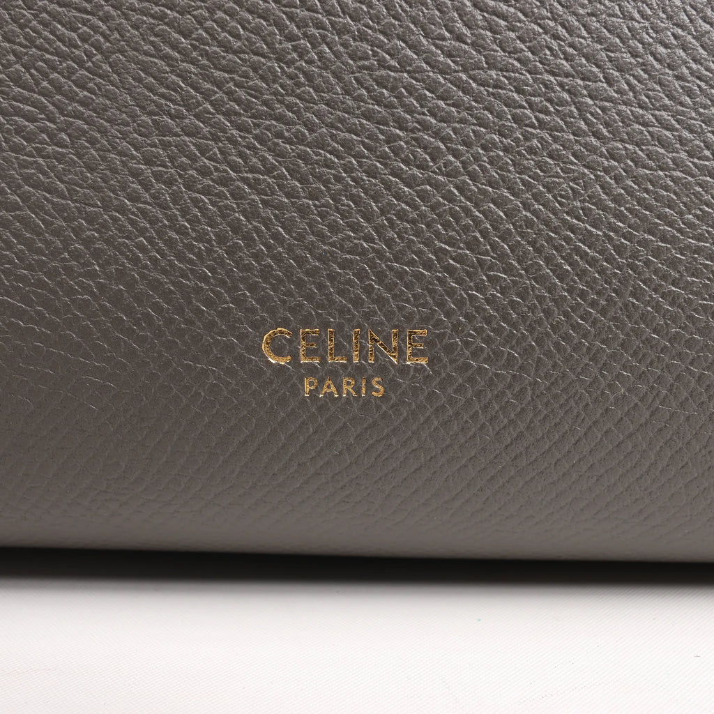 Celine Belt Bag Mini Leather 2way Handbag in Gray