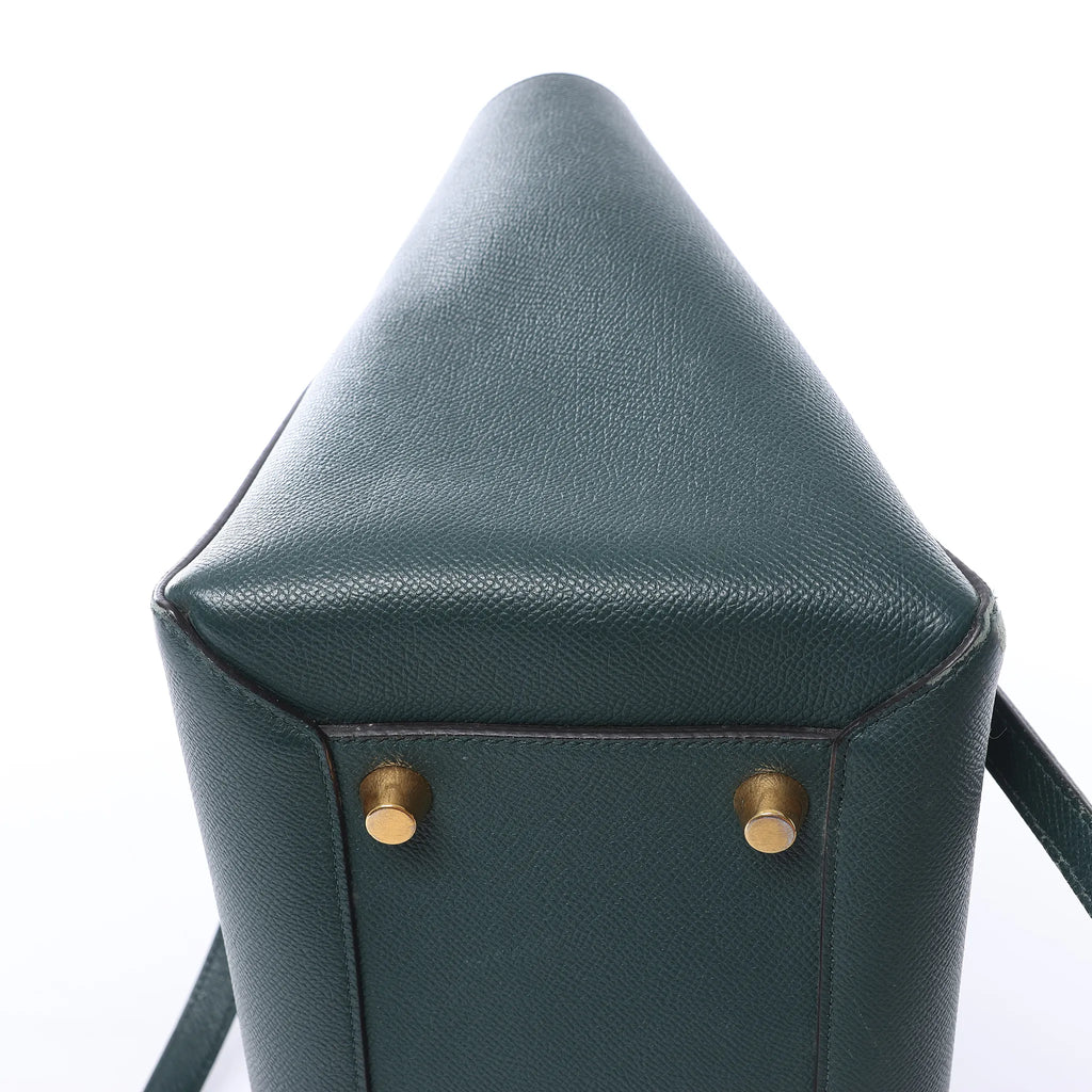 Celine Belt Bag Mini Leather 2way Handbag in Green