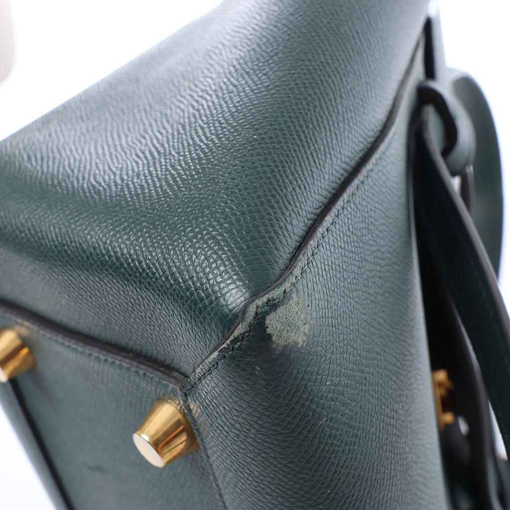 Celine Belt Bag Mini Leather 2way Handbag in Green