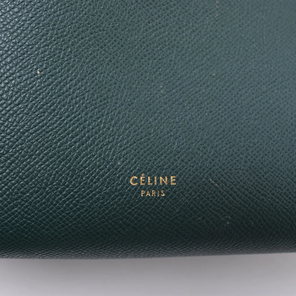 Celine Belt Bag Mini Leather 2way Handbag in Green
