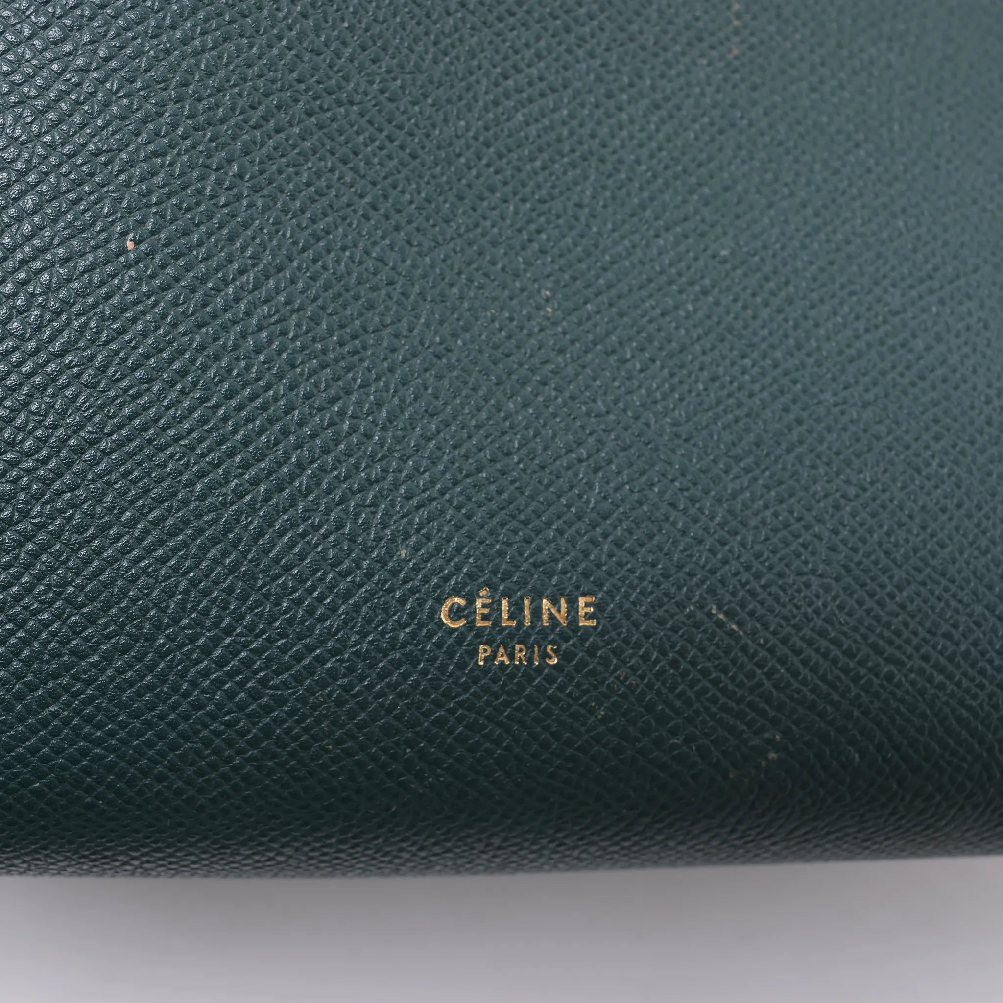 Celine Belt Bag Mini Leather 2way Handbag in Green