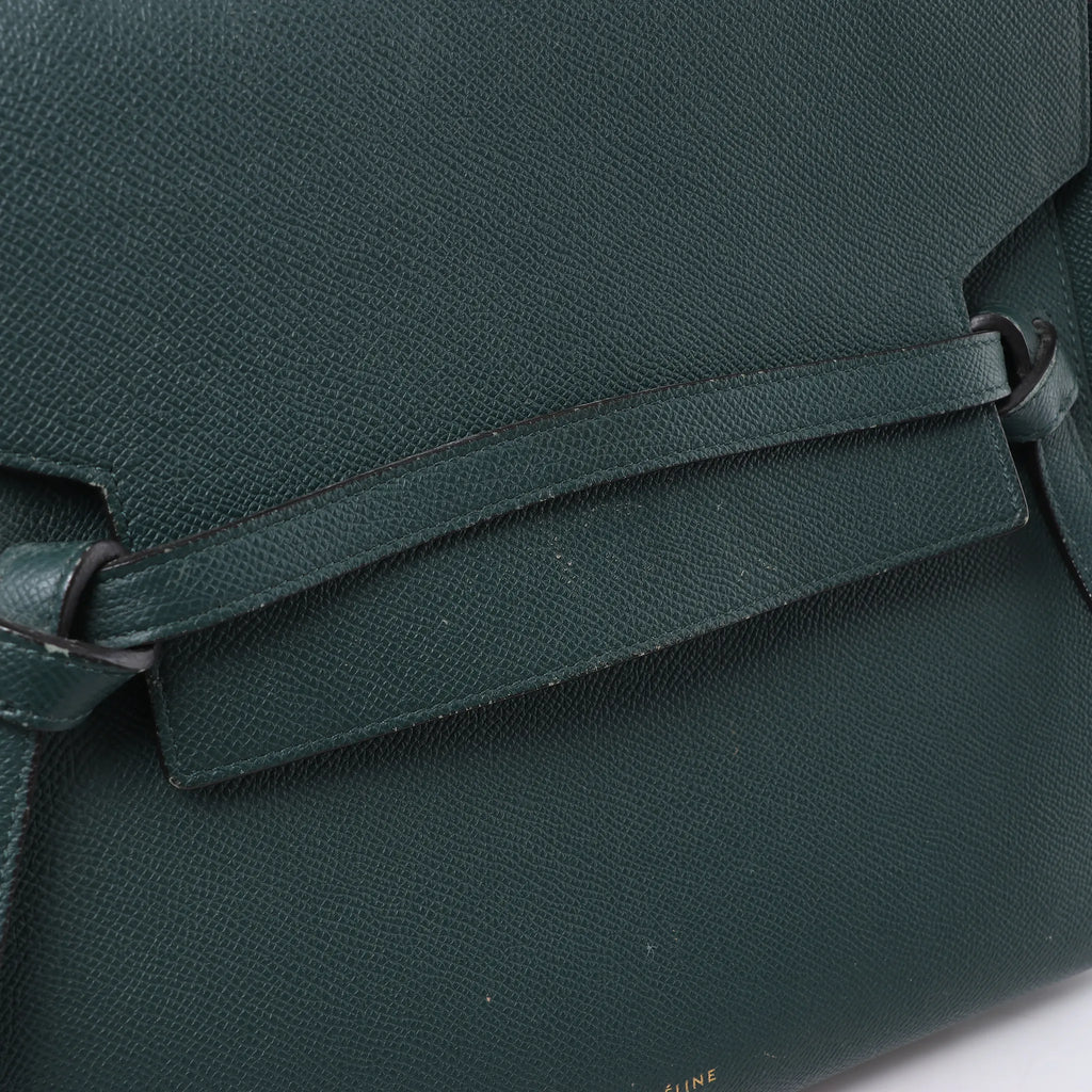 Celine Belt Bag Mini Leather 2way Handbag in Green