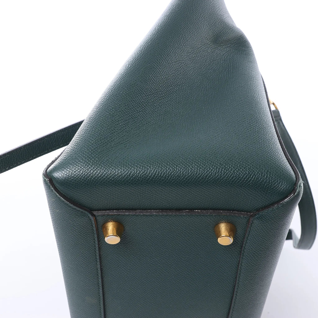 Celine Belt Bag Mini Leather 2way Handbag in Green