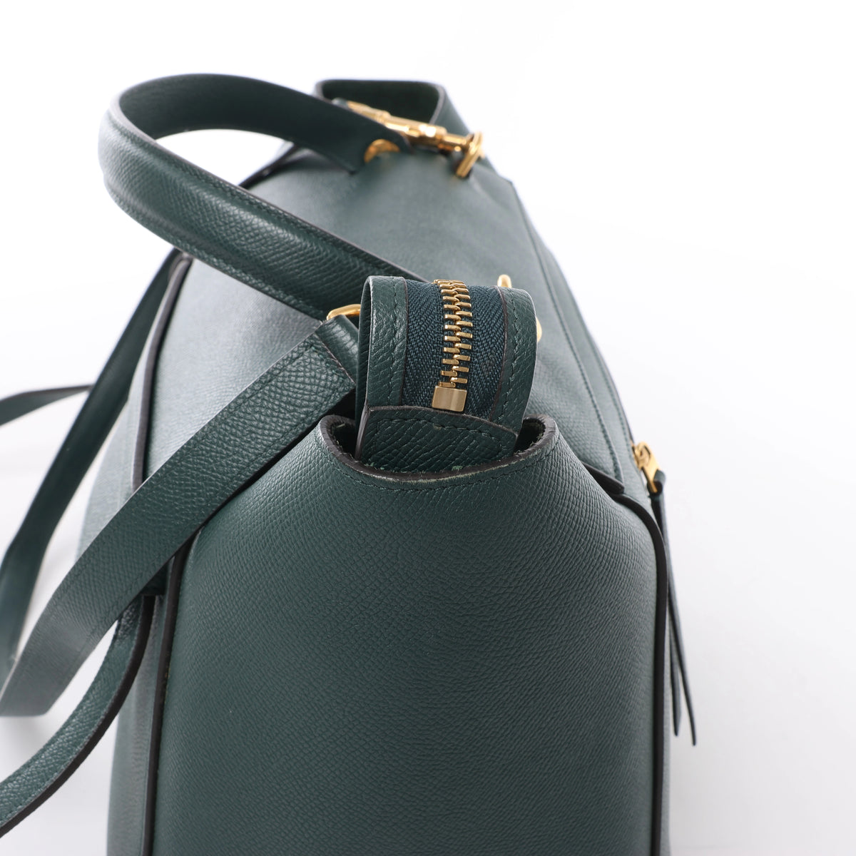 Celine Belt Bag Mini Leather 2Way Handbag in Green