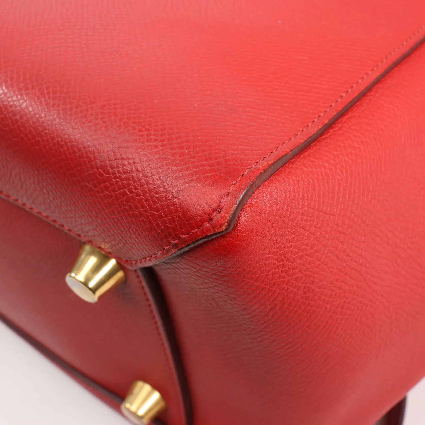 Celine Belt Bag Mini Leather 2way Handbag in Red