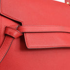 Celine Belt Bag Mini Leather 2way Handbag in Red