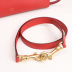 Celine Belt Bag Mini Leather 2way Handbag in Red