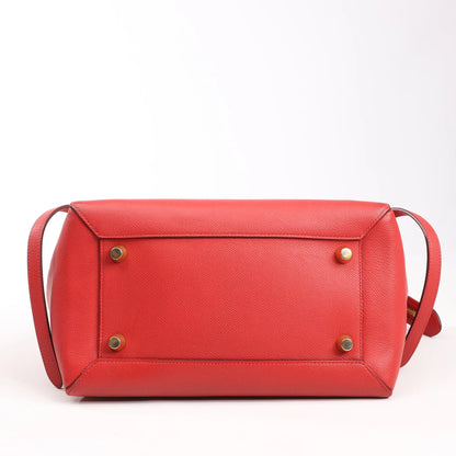 Celine Belt Bag Mini Leather 2way Handbag in Red