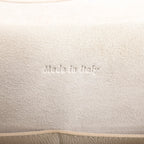 CELINE Belt Bag Grained Leather Mini 2Way Handbag in White