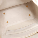 CELINE Belt Bag Grained Leather Mini 2Way Handbag in White