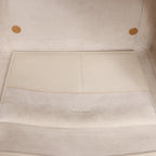 CELINE Belt Bag Grained Leather Mini 2Way Handbag in White