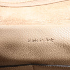 CELINE Belt Bag Grained Leather Mini 2Way Handbag in Beige